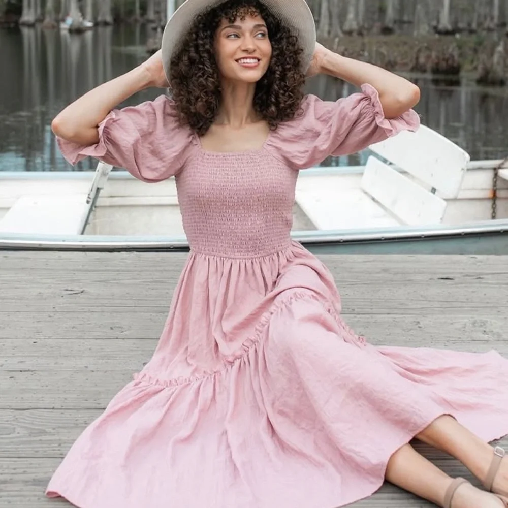 Ivy City Blush Pink Lani dress - Picture 2 of 3